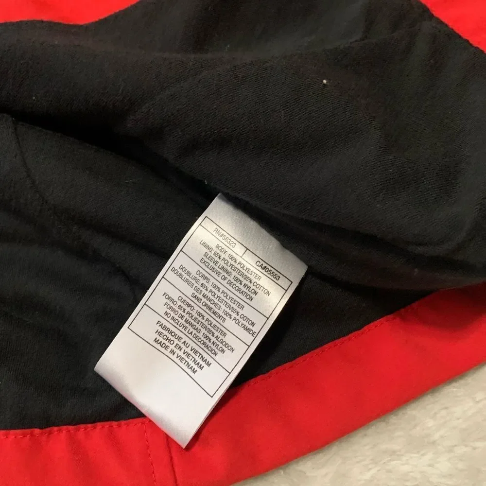Nike Red Full Zip Womens Y2K Silver‎ Tag Jacket Size Medium